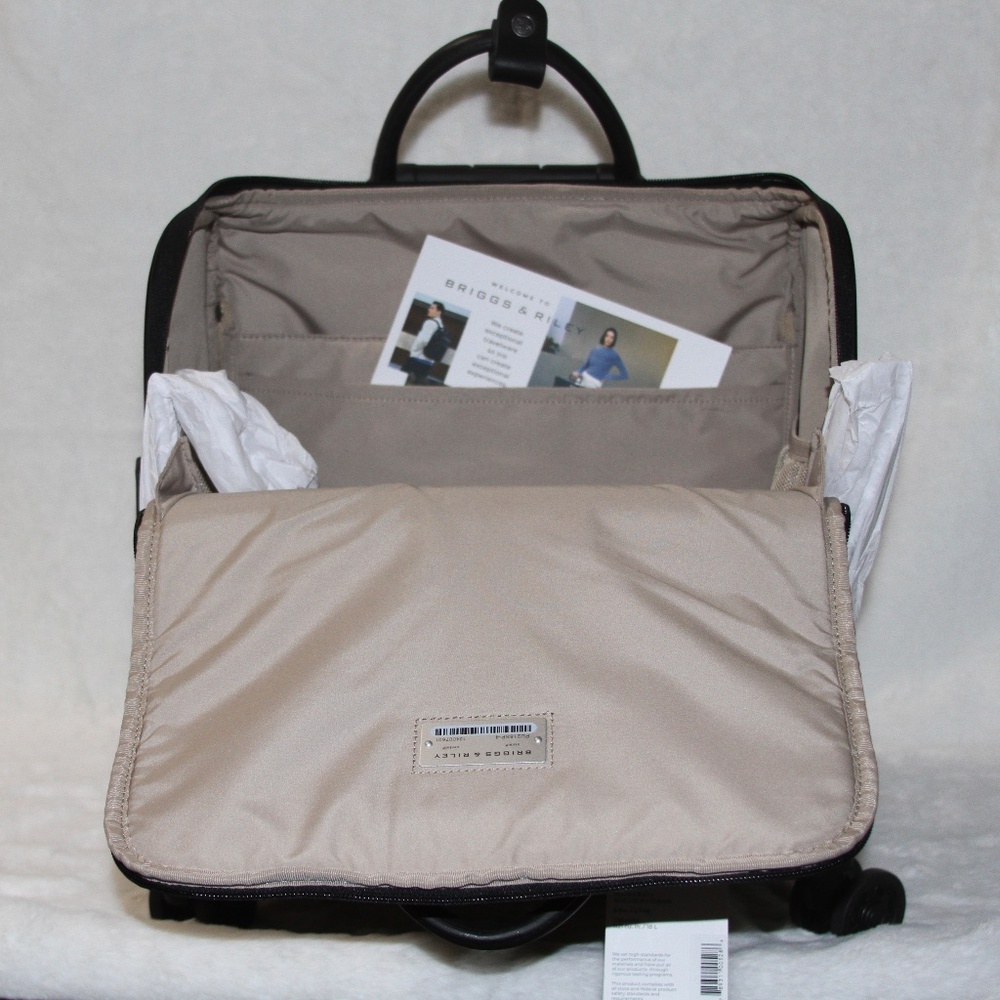 Briggs & Riley Rhapsody Wheeled Cabin Bag Black NWT - Picture 7 of 16